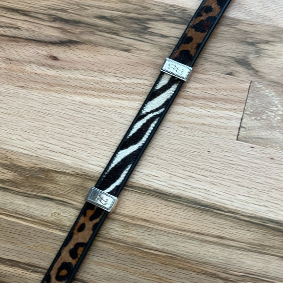 Brighton Women’s 30 Animal Print Belt Medium Cowgirl Western Horse Rodeo - Picture 3 of 10